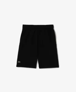 Lacoste Girl Clothing-Kids' Organic Brushed Cotton Fleece Shorts