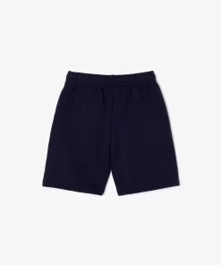 Lacoste Girl Clothing-Kids' Organic Brushed Cotton Fleece Shorts