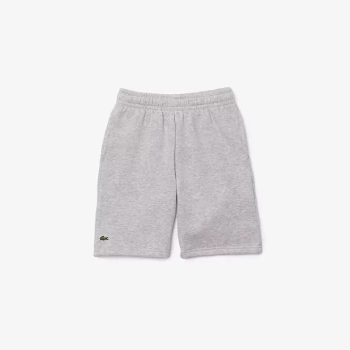 Lacoste Girl Clothing-Kids' Organic Brushed Cotton Fleece Shorts