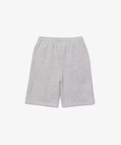 Lacoste Girl Clothing-Kids' Organic Brushed Cotton Fleece Shorts