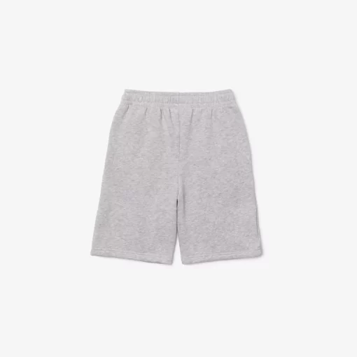 Lacoste Girl Clothing-Kids' Organic Brushed Cotton Fleece Shorts