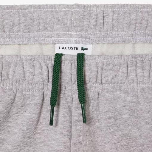 Lacoste Girl Clothing-Kids' Organic Brushed Cotton Fleece Shorts