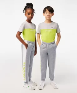 Lacoste Girl Clothing-Kids' Organic Cotton And Recycled Polyester Track Pants