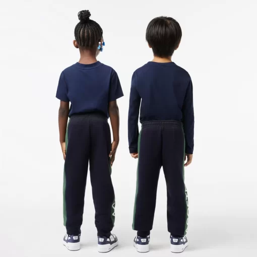 Lacoste Boy Clothing-Kids' Organic Cotton And Recycled Polyester Track Pants