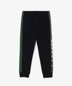 Lacoste Boy Clothing-Kids' Organic Cotton And Recycled Polyester Track Pants