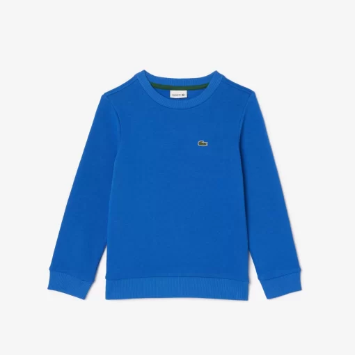 Lacoste Girl Clothing-Kids' Organic Cotton Flannel Sweatshirt