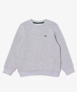 Lacoste Girl Clothing-Kids' Organic Cotton Flannel Sweatshirt