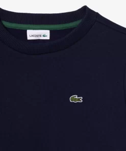 Lacoste Girl Clothing-Kids' Organic Cotton Flannel Sweatshirt