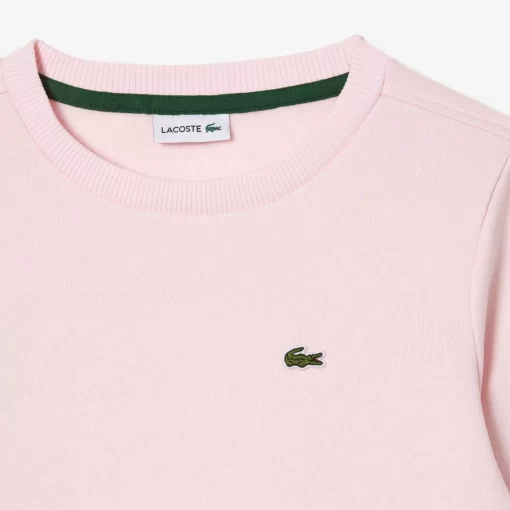 Lacoste Girl Clothing-Kids' Organic Cotton Flannel Sweatshirt