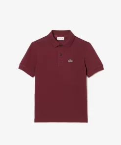 Lacoste Girl Clothing-Kids' Regular Fit Petit Pique Polo Shirt