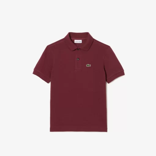 Lacoste Girl Clothing-Kids' Regular Fit Petit Pique Polo Shirt