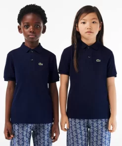 Lacoste Girl Clothing-Kids' Regular Fit Petit Pique Polo Shirt