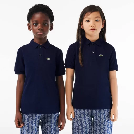 Lacoste Girl Clothing-Kids' Regular Fit Petit Pique Polo Shirt