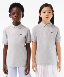 Lacoste Girl Clothing-Kids' Regular Fit Petit Pique Polo Shirt