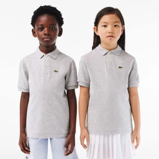 Lacoste Girl Clothing-Kids' Regular Fit Petit Pique Polo Shirt