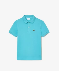 Lacoste Girl Clothing-Kids' Regular Fit Petit Pique Polo Shirt