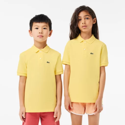 Lacoste Girl Clothing-Kids' Regular Fit Petit Pique Polo Shirt