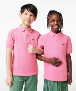 Lacoste Girl Clothing-Kids' Regular Fit Petit Pique Polo Shirt