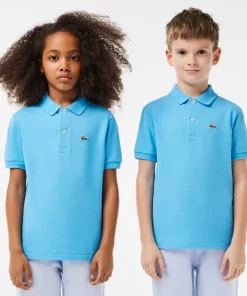 Lacoste Girl Clothing-Kids' Regular Fit Petit Pique Polo Shirt