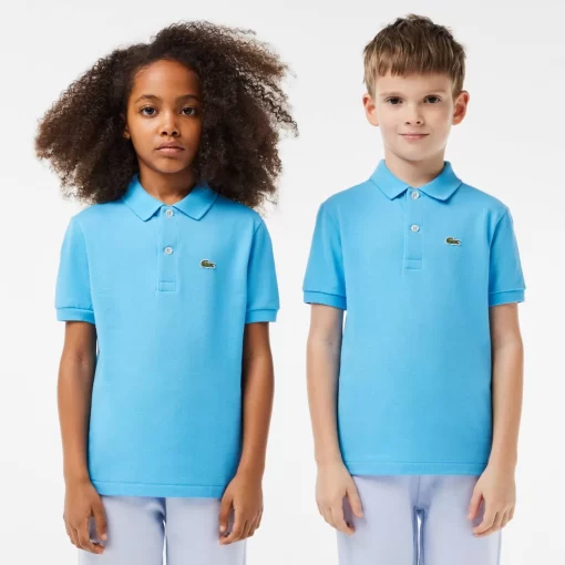 Lacoste Girl Clothing-Kids' Regular Fit Petit Pique Polo Shirt