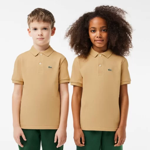 Lacoste Girl Clothing-Kids' Regular Fit Petit Pique Polo Shirt