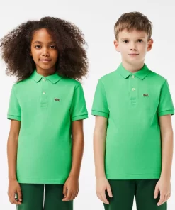 Lacoste Clothing-Kids' Regular Fit Petit Pique Polo Shirt