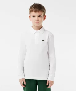 Lacoste Boy Clothing-Kids' Regular Fit Petit Pique Polo Shirt