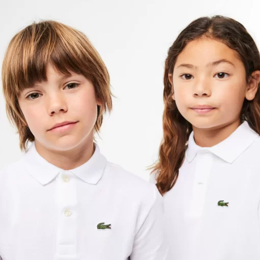 Lacoste Girl Clothing-Kids' Regular Fit Petit Pique Polo Shirt