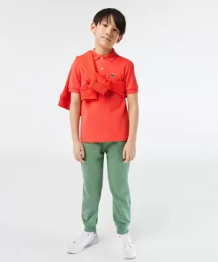 Lacoste Girl Clothing-Kids' Regular Fit Petit Pique Polo Shirt