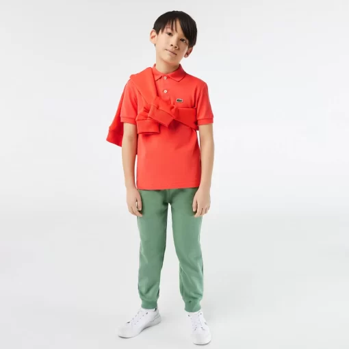 Lacoste Girl Clothing-Kids' Regular Fit Petit Pique Polo Shirt