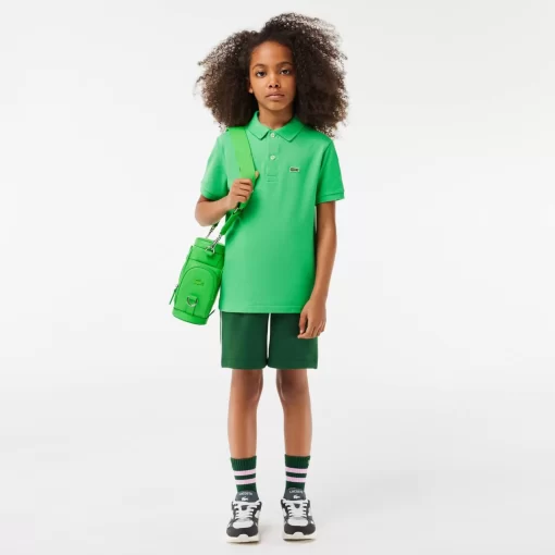 Lacoste Clothing-Kids' Regular Fit Petit Pique Polo Shirt