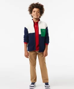 Lacoste Boy Clothing-Kids' Regular Fit Petit Pique Polo Shirt