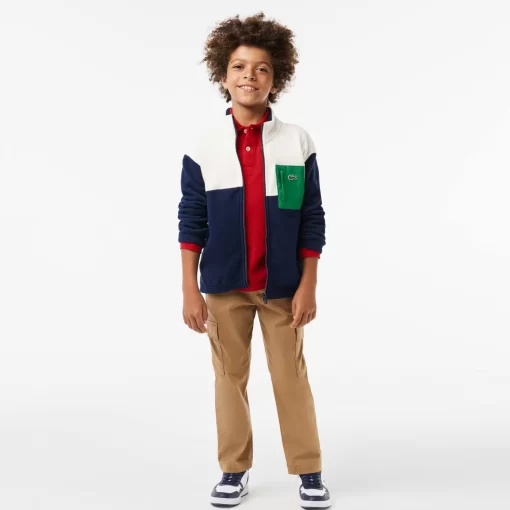 Lacoste Boy Clothing-Kids' Regular Fit Petit Pique Polo Shirt