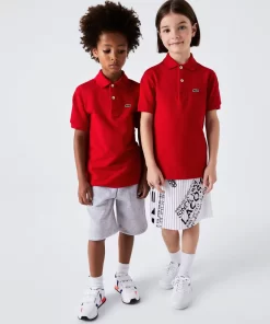 Lacoste Girl Clothing-Kids' Regular Fit Petit Pique Polo Shirt