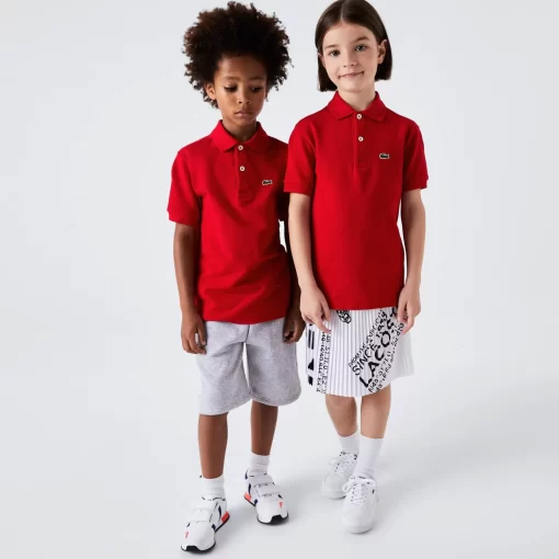 Lacoste Girl Clothing-Kids' Regular Fit Petit Pique Polo Shirt