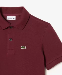 Lacoste Girl Clothing-Kids' Regular Fit Petit Pique Polo Shirt