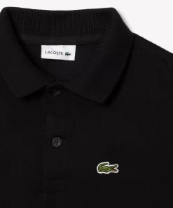 Lacoste Girl Clothing-Kids' Regular Fit Petit Pique Polo Shirt