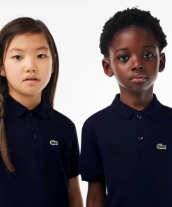 Lacoste Girl Clothing-Kids' Regular Fit Petit Pique Polo Shirt