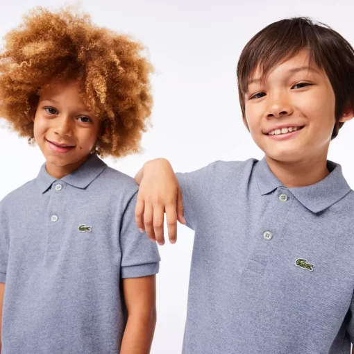 Lacoste Girl Clothing-Kids' Regular Fit Petit Pique Polo Shirt