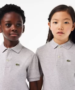 Lacoste Girl Clothing-Kids' Regular Fit Petit Pique Polo Shirt