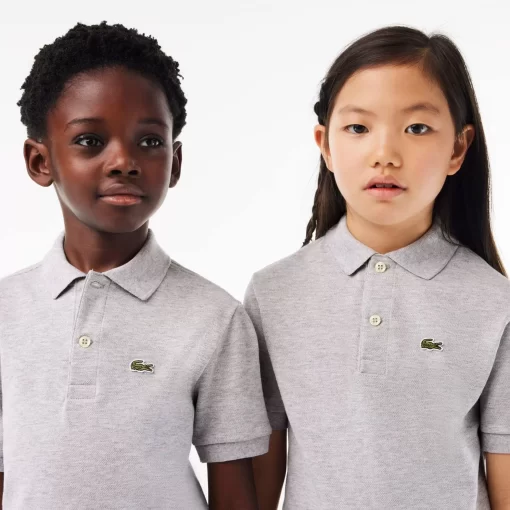 Lacoste Girl Clothing-Kids' Regular Fit Petit Pique Polo Shirt