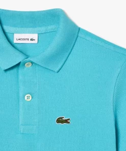 Lacoste Girl Clothing-Kids' Regular Fit Petit Pique Polo Shirt