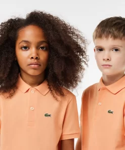 Lacoste Girl Clothing-Kids' Regular Fit Petit Pique Polo Shirt