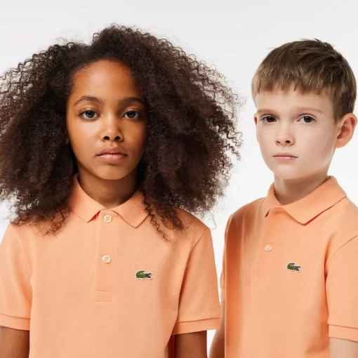 Lacoste Girl Clothing-Kids' Regular Fit Petit Pique Polo Shirt