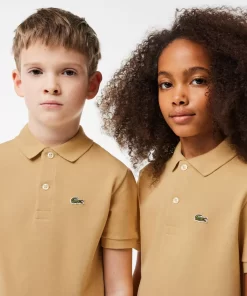 Lacoste Girl Clothing-Kids' Regular Fit Petit Pique Polo Shirt