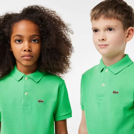 Lacoste Clothing-Kids' Regular Fit Petit Pique Polo Shirt