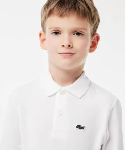 Lacoste Boy Clothing-Kids' Regular Fit Petit Pique Polo Shirt