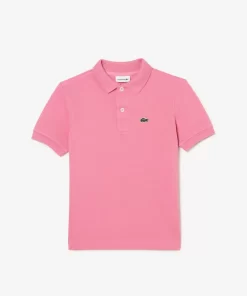 Lacoste Girl Clothing-Kids' Regular Fit Petit Pique Polo Shirt