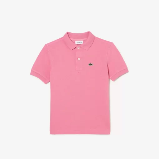 Lacoste Girl Clothing-Kids' Regular Fit Petit Pique Polo Shirt