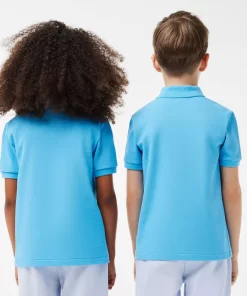 Lacoste Girl Clothing-Kids' Regular Fit Petit Pique Polo Shirt